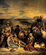 Eugene Delacroix Massacre at Chios oil painting on canvas